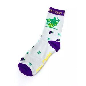 NEW 2025 Krewe of Bacchus Socks The Chariot Float #5